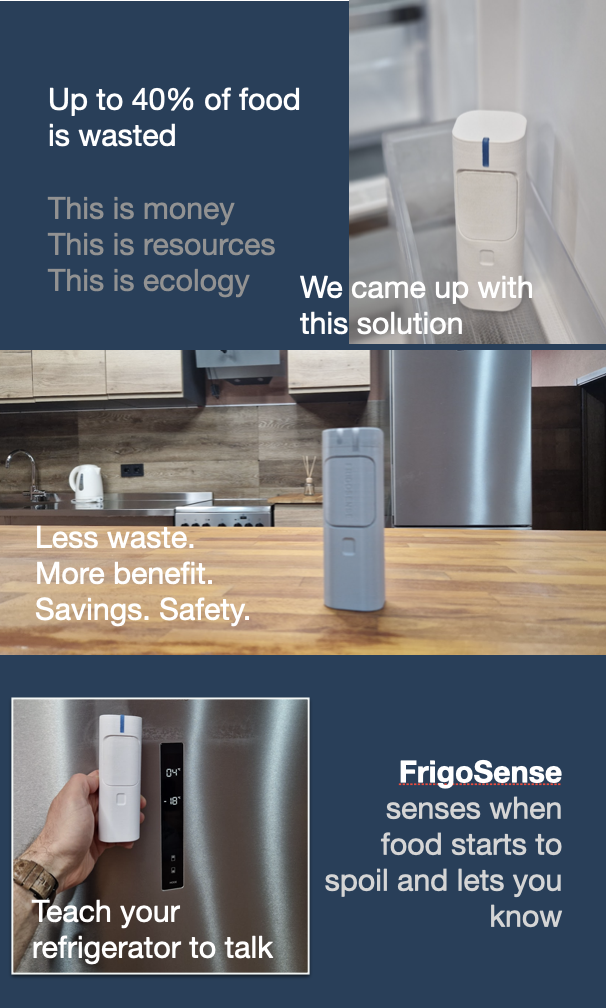 Wasted food and a worried face